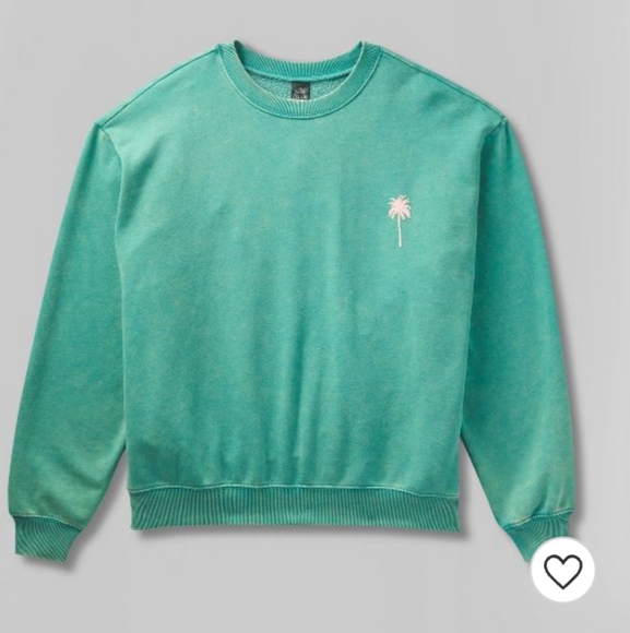 Oversized Sweatshirt - Wild Fable Teal Green